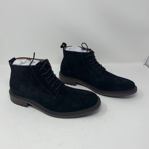 Vintage Foundry Co. Otto VF1541 Chukka Boots Men 8.5 Black Leather Lace Up S0677 main image 8